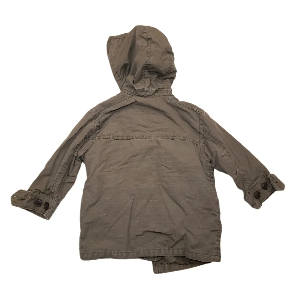 Baby Gap 18-24m Olive Green Hooded Utility Jacket
